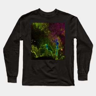 Black Panther Art - Glowing Edges 146 Long Sleeve T-Shirt